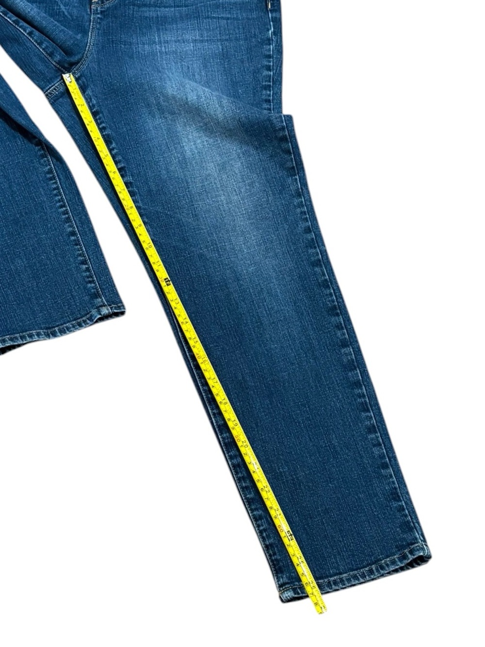 Chico’s Women's Girlfriend Ankle Jeans - Medium Blue Wash, Chico’s 1.5, US 10 - Picture 6 of 8